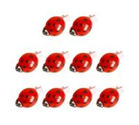 10PCS realistiche coccinelle forcine per ragazze ragazzi festa scuola resina accessori per capelli decorazione per capelli clip per trecce accessori per capelli animali colorati