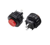10PCS Red DS-500 Normally Open And Press On The Unlocked Self-Reset Button Switch 14mm