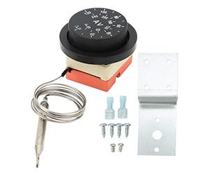 10PCS Regolabile Elettrico Radiatore Ventola Di Raffreddamento Termostato Regolatore Interruttore AC 250V Universale 12 Volt Acqua Refrigerante Temperatura Tubo Sonda Kit Per