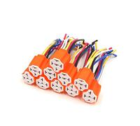 10pcs relè for auto in ceramica 5 terminali connettore presa cablaggio DC 12V-36V