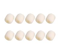 10pcs Revers Microfono Parabrezza Cuffie Parabrezza Schiuma Copertura Lavalier Microfono Parabrezza per Microfono Parabrezza per K9 Microfono