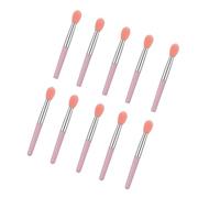 10pcs Rossetto Pennelli 10 Silicone Tip Applicatori Compatto Viaggio Essenziale Per Applicazione Cosmetica Precisa Soft Touch Silicone Lip Brush