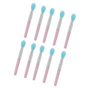 10pcs Rossetto Pennelli 10 Silicone Tip Applicatori Compatto Viaggio Essenziale Per Preciso Applicazione Cosmetica Lip Makeup Brush