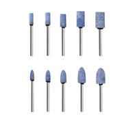 10Pcs Rotary Grinding Heads 1/8 '' Shank per legno pietra intaglio & metallo lucidatura utensili elettrici lucidatura bit