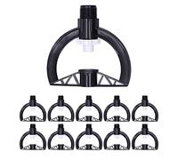 10Pcs Rotating Sprinkler Nozzles | G3 / 4 Male Thread for Garden/Lawn/Greenhouse | Long - lasting Plastic Water - Saving Sprayer | Even Irrigation for Plants & Vegetables