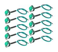 10Pcs Round 3/4" LED Side Marker Turn Signal Light For Car Truck Trailer Van