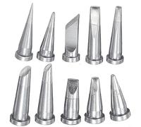 10pcs Saldatore Punta Set per Weller WSD81/WD1000/WSP80/WP80 LT Punte di Ricambio Solder Ferro Punte