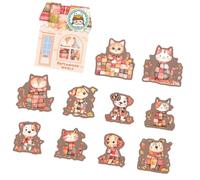 10pcs Scrapbooking Sticker Decorativo Scenica Resistente All'acqua Per Animali Domestici Lapop La Porta Del Diario Del Laptop Case Album Kids Craft Sticker