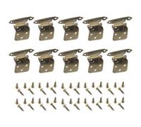 10Pcs Semi Nascosto Armadio Cucina Cerniere Hardware Decorativo Antico Chiusura Armadio Antico Chiusura