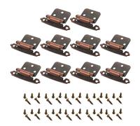 10Pcs Semi Nascosto Armadio Cucina Cerniere Hardware Decorativo Antico Chiusura Armadio Antico Chiusura