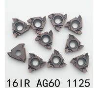 10pcs / Set 16IR AG60 1125 CNC Carburo Inserto Tornio Filettatura 16mm 0.5-3.0