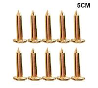 10pcs/set 3/5/7/8/10 Cm Segnali Rilevamento Delle Unghie In Acciaio Per Misure Misurazione Marchio Confine Stakes Stakes Metal Surveying Steel Cross
