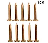 10pcs/set 3/5/7/8/10 Cm Segnali Rilevamento Delle Unghie In Acciaio Per Misure Misurazione Marchio Confine Stakes Stakes Metal Surveying Steel Cross