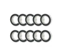 10pcs/set 6906-2rs Ball Bearing Deep Groove Low Friction Accessories Practical Rubber Seal Single Row Bearing for Construction Machinery Qinhai