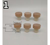 10pcs / Set a Forma di T Gomma Tappi Bottiglia Vino Sigillatura Spine 19.5mm