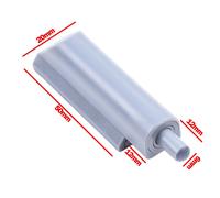 10pcs / Set Armadietto Ganci Ammortizzatori Respingenti Cassetto Morbido