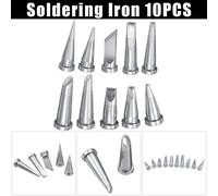 10pcs / Set Ferro per Saldatura Punta Kit for Weller WSD81 WD1000 WSP80/WP80 L
