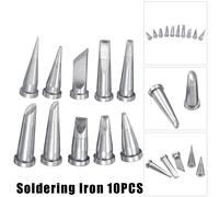 10pcs / Set Saldatura Ferro Punta Kit for Weller-WSD81 WD1000 WSP80 WP80 Lt-Tips