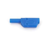 10Pcs Shrouded Fully Insulated 4mm Male Stackable Plug Connector CZAOINCU(Blau)