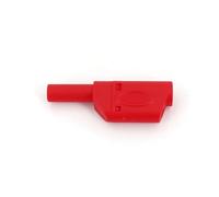 10Pcs Shrouded Fully Insulated 4mm Male Stackable Plug Connector EKFBQBGW(Rot)