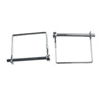 10pcs Sicurezza Perno Serratura 70mm Metallo Argento Attacco Bloccaggio Albero