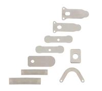 10Pcs Silenzioso Olio Compressore D'aria Pompa Testa Valvola Piastre Metallo per Pistone Parti Macchine A/B/C/D/E/F/G/H/I Tipi di Ricambio