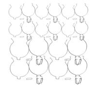 10Pcs Silver Stainless Steel Jar Wire Locks Reusable Wire Clamp for Glass Jars