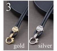 10pcs Similpelle Cavo per Ciondolo Collana Creare Corda Catena Senza Nero