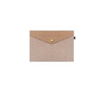 10pcs Simple A4/A5 Canvas Felt File Briefcase Paper Holder Document Bag Folder Portable Organizer Stationery Office Supply Per Scrivania