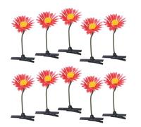 10pcs Simulazione Pianta Clip Dei Capelli Colorati Impugnature Dei Capelli Alla Moda Barrettes Copricapo Gioielli Per Gli Amanti della Moda