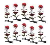 10pcs Simulazione Piante Clip per Capelli Colorati Impugnature Per Capelli Alla Moda Barrettes Copricapo Gioielli Per Gli Amanti della Moda