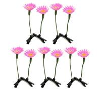 10pcs Simulazione Piante Clip per Capelli Colorati Impugnature Per Capelli Alla Moda Barrettes Copricapo Gioielli Per Gli Amanti della Moda