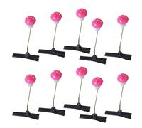 10pcs Simulazione Piante Clip per Capelli Colorati Impugnature Per Capelli Alla Moda Barrettes Copricapo Gioielli Per Gli Amanti della Moda