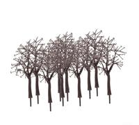 10pcs Simulazione Stile appassito Modello Alberi per Treno Layout Costruzione Diorami Tavolo Sabbia Scenario Architettura Modellazione e Strumenti didattici