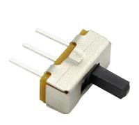 10PCS Slide Switch -power Toggle Switch Single and Double-row Direct-inserted Horizontal Sliding Second Gear Third Gear(SS-12D00G4)