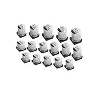 10pcs SMD Aluminum Electrolytic Capacitor 6.3V 10V 16V 25V 35V 50V 63V 1UF 10UF 22UF 33UF 47UF 100UF 330UF 470UF 1000UF AUOQKQUT(63V10UF 6.3x5.4)