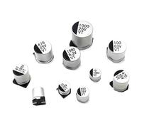 10PCS SMD Aluminum Electrolytic Capacitor 63V220UF 10X10MM
