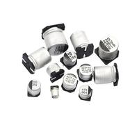 10PCS SMD Electrolytic Capacitor 6.3V 10V 16V 25V 35V 50V 63V 100V 400V 2.2 10 22 33 47 100 220 330 470 560 680 1000UF 1~2200UF NWPNLXEA(100V1UF(4X4.5))