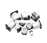 10pcs SMD Electrolytic Capacitor Aluminum 6.3V 10V 16V 25V 35V 50V 1UF 2.2UF 4.7UF 10UF 47UF 100UF 220UF 330UF 470UF 680UF NWPNLXEA(35V220UF)
