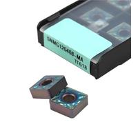 10PCS SNMG120408 SNMG120412 MA MS TF618 Utensili Per Tornitura Esterni Inserti In Metallo Duro SNMG Lama Tornio CNC Acciaio Temprato Utensili Per Tornio(SNMG120408-MA TF618)