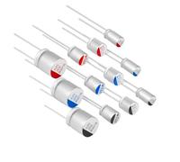 10PCS Solid Capacitor Motherboard 2.5V 3V 6.3V 7.5V 10V 16V 20V 25V 35V 50V 100UF 270UF 470UF Graphics Card Solid Capacitors AUOQKQUT(25V1500UF 10x17)