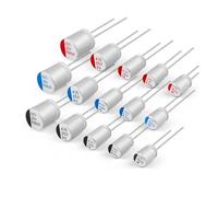 10PCS Solid Capacitor Motherboard 6.3V 10V 16V 25V 35V 50V 100UF 270UF 470UF 560UF 100UF 1000UF Graphics Card Solid Capacitors NWPNLXEA(16V820uF 10x12)