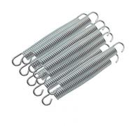 10Pcs Solid Trampoline Springs Sostituzione Molla in Acciaio Hardware 5.5 / 6.5