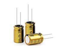 10Pcs Speaker Audio Filter Capacitor Audio Aluminum Electrolytic Capacitor For Audio Hifi Amplifier 25V 35V 50V 63V FW Series NWPNLXEA(25V220UF 8x11.5)