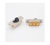 10pcs SS-22L05 8mm Knob Height On Off 2 Position 2P2T 6 Pins Panel Slide Switch 6A/125V 3A/250V