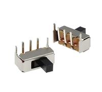 10PCS SS12F23 SS12F23VG5 0.5A 50V Interruttore a levetta 3PIN 1P2T Curvo a 90 gradi Ago Interruttore a scorrimento Maniglia alta 5mm
