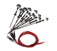 10PCS Stazione Ferroviaria Stree Luci 12V Led Lampione per il FAI DA TE Modello