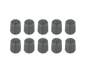 10pcs Steli Valvola per tpms Grigi in Plastica con Guarnizione per | Plastic Material, Includes Gasket, Fits per nissan per infiniti per lexus per toyota, Grey Colour, 10-pack