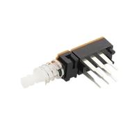 10Pcs Straight key PBS-221H21 key switch double row six feet long pin copper foot with spring power switch