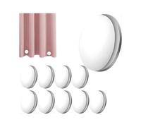 10pcs Strong Magnetic Shower Curtain Weights, Round Magnetic Curtain Weights, Prevent Curtain Liner From Blowing Around